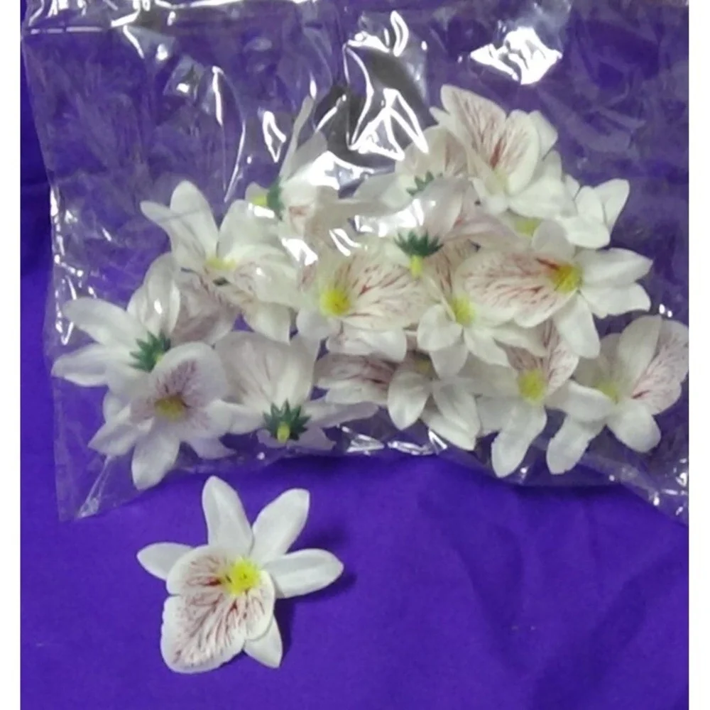 Orchid Flowers Artificial  22  Heads 2 1/2